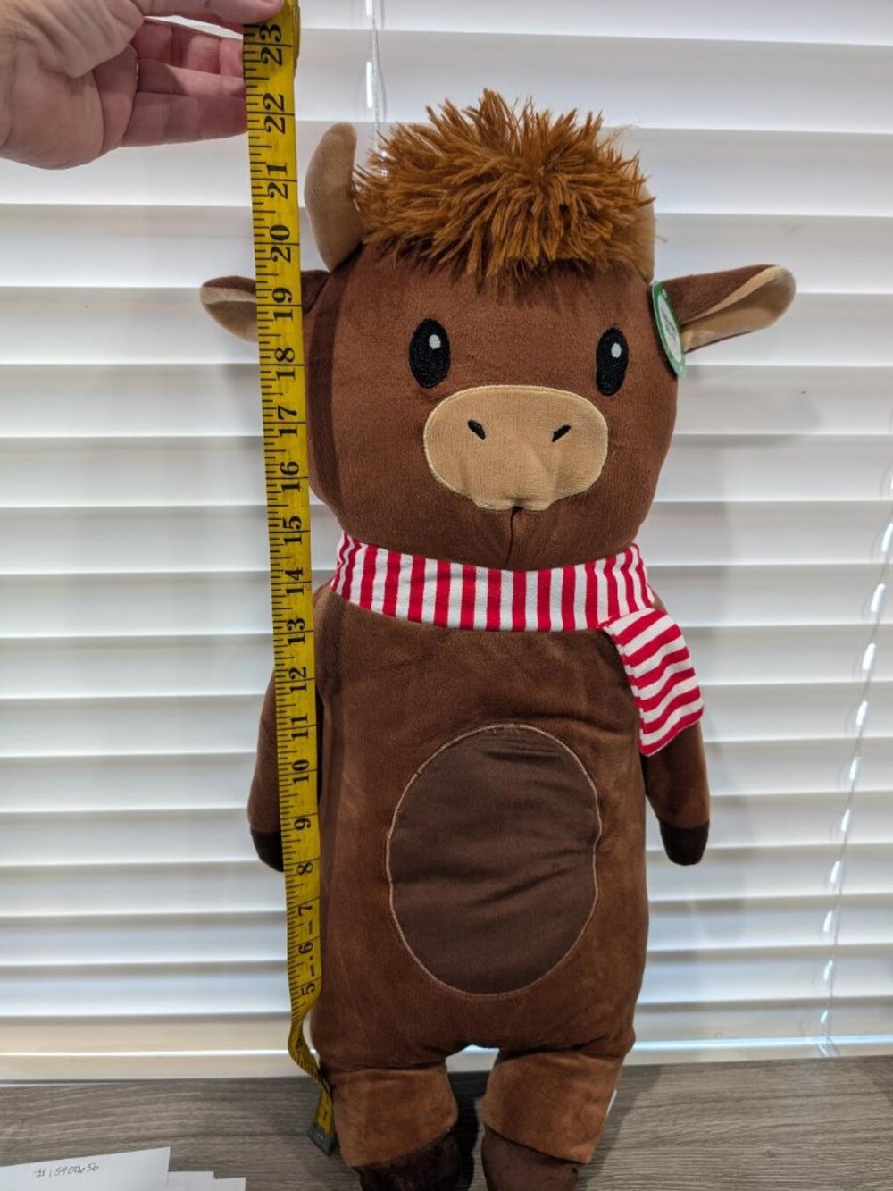 Plush Cow chew toy for dogs